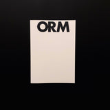 ORM (ISSUE 001)