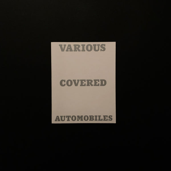 Takashi Homma : VARIOUS COVERED AUTOMOBILES AND SNOW